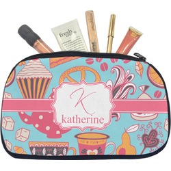 Dessert & Coffee Makeup / Cosmetic Bag - Medium (Personalized)