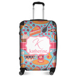 Dessert & Coffee Suitcase - 24" Medium - Checked (Personalized)