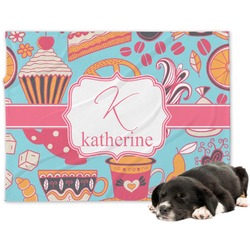 Dessert & Coffee Dog Blanket (Personalized)