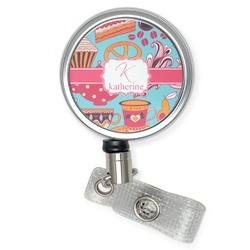 Dessert & Coffee Retractable Badge Reel (Personalized)