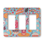 Dessert & Coffee Rocker Style Light Switch Cover - Three Switch