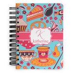 Dessert & Coffee Spiral Notebook - 5x7 w/ Name and Initial