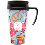 Dessert & Coffee Acrylic Travel Mug with Handle (Personalized)