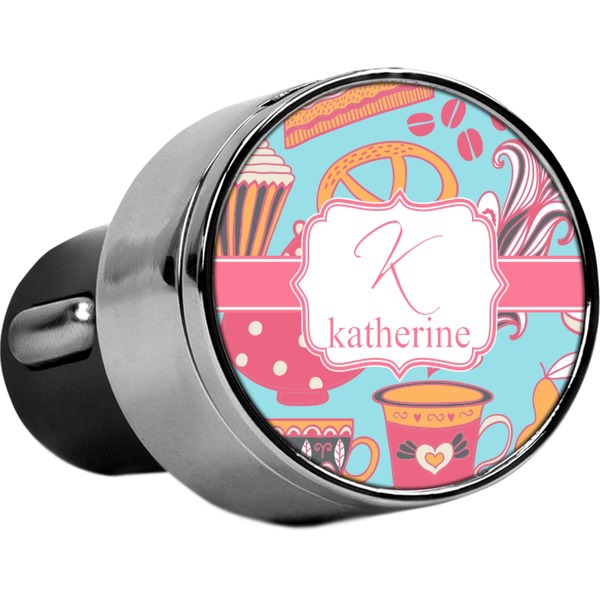 Custom Dessert & Coffee USB Car Charger (Personalized)