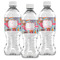 Dessert & Coffee Water Bottle Labels - Front View