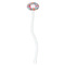 Dessert & Coffee White Plastic 7" Stir Stick - Oval - Single Stick