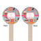 Dessert & Coffee Wooden 6" Stir Stick - Round - Double Sided - Front & Back