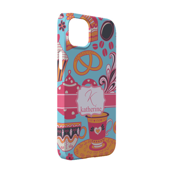 Custom Dessert & Coffee iPhone Case - Plastic - iPhone 14 (Personalized)