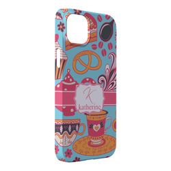 Dessert & Coffee iPhone Case - Plastic - iPhone 14 Plus (Personalized)