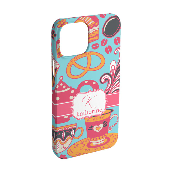 Custom Dessert & Coffee iPhone Case - Plastic - iPhone 15 (Personalized)