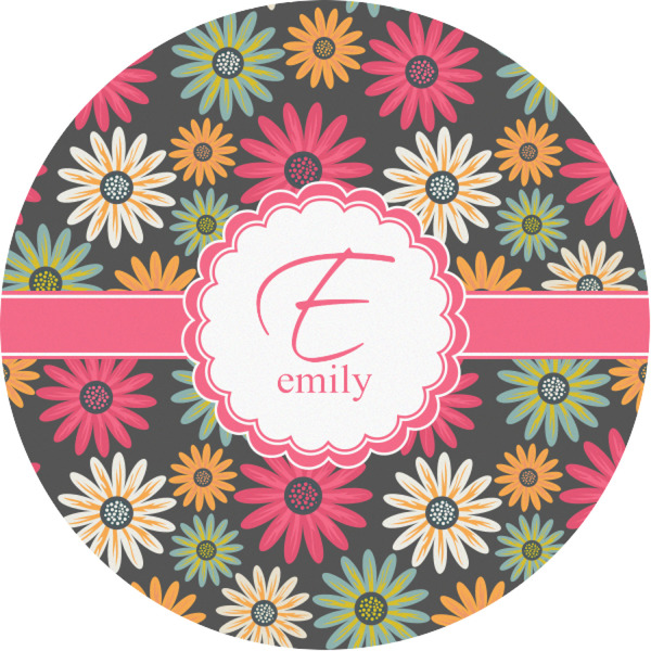 Custom Daisies Multipurpose Round Labels - 1" (Personalized)