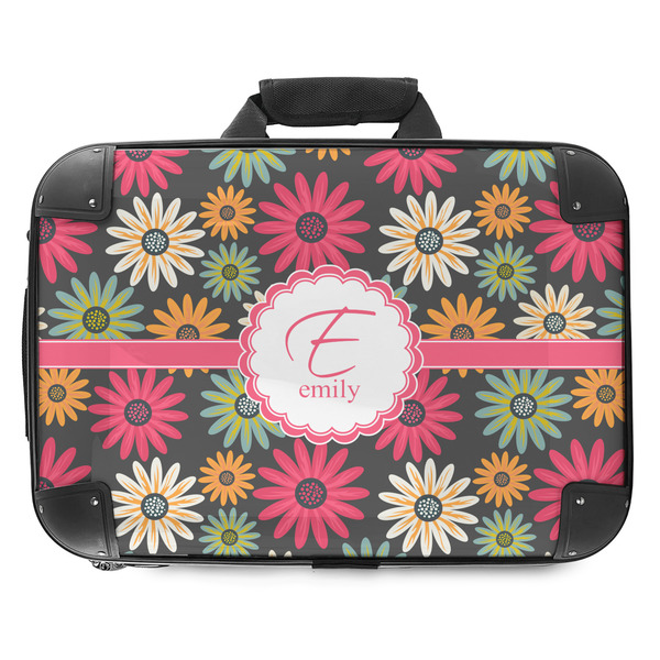 Custom Daisies Hard Shell Briefcase - 18" (Personalized)