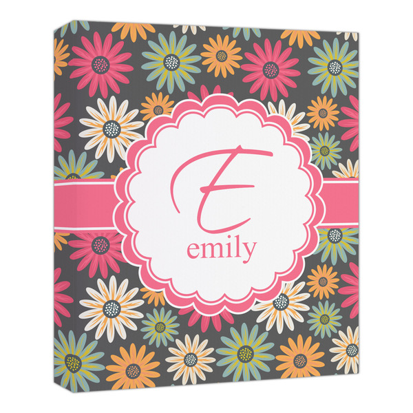 Custom Daisies Canvas Print - 20x24 (Personalized)