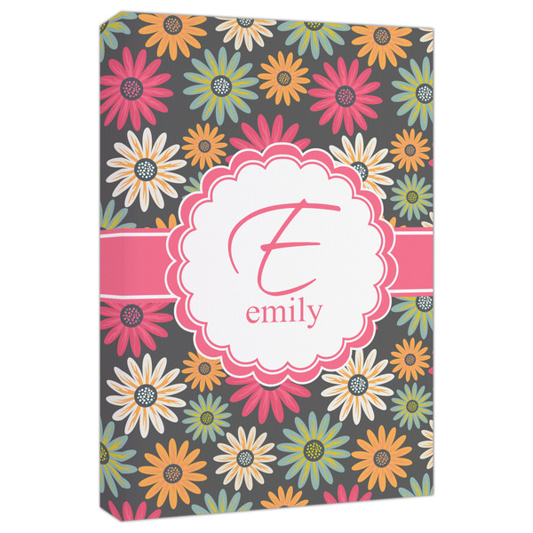 Custom Daisies Canvas Print - 20x30 (Personalized)