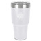 Daisies 30 oz Stainless Steel Ringneck Tumbler - White - Front