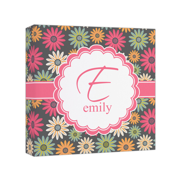 Custom Daisies Canvas Print - 8x8 (Personalized)