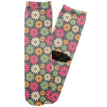 Daisies Adult Crew Socks