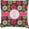 Daisies Burlap Pillow 22"