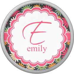 Daisies Cabinet Knob (Silver) (Personalized)