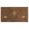 Daisies Cards & Dice Set - Rustic Brown - Front