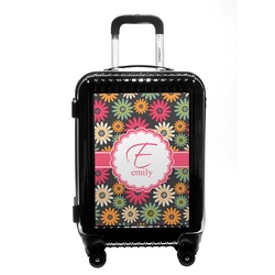 Daisies Carry On Hard Shell Suitcase (Personalized)