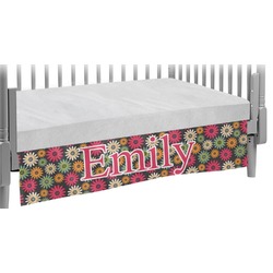 Daisies Crib Skirt (Personalized)