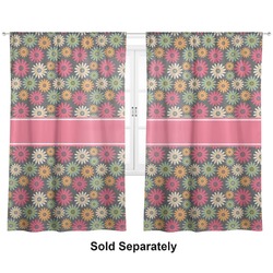 Daisies Curtain Panel - Custom Size