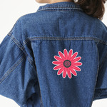 Daisies Twill Iron On Patch - Custom Shape - X-Large