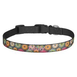 Daisies Dog Collar - Medium (Personalized)