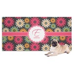 Daisies Dog Towel (Personalized)