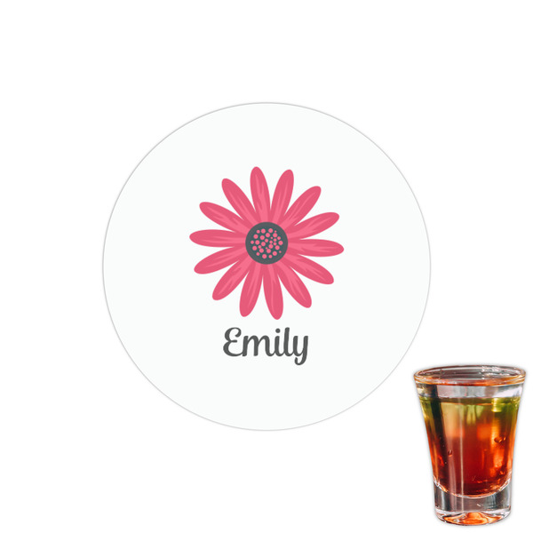 Custom Daisies Printed Drink Topper - 1.5" (Personalized)