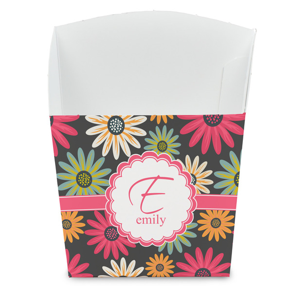 Custom Daisies French Fry Favor Boxes (Personalized)