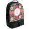 Daisies Large Backpack - Black - Angled View