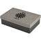 Daisies Large Engraved Gift Box with Leather Lid - Front/Main