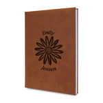 Daisies Leather Sketchbook - Small - Double Sided (Personalized)