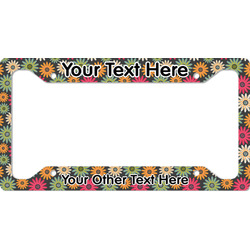 Daisies License Plate Frame (Personalized)