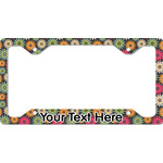 Daisies License Plate Frame - Style C (Personalized)