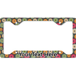 Daisies License Plate Frame - Style C (Personalized)