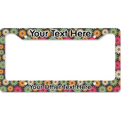 Daisies License Plate Frame - Style B (Personalized)
