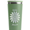 Daisies Light Green RTIC Everyday Tumbler - 28 oz. - Close Up