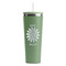 Daisies Light Green RTIC Everyday Tumbler - 28 oz. - Front