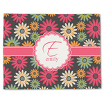 Daisies Single-Sided Linen Placemat - Single w/ Name and Initial