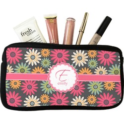 Daisies Makeup / Cosmetic Bag - Small (Personalized)