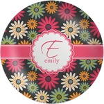 Daisies Melamine Plate (Personalized)