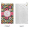 Daisies Microfiber Golf Towels - Small - APPROVAL