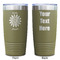 Daisies Olive Polar Camel Tumbler - 20oz - Double Sided - Approval