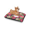 Daisies Outdoor Dog Beds - Small - IN CONTEXT