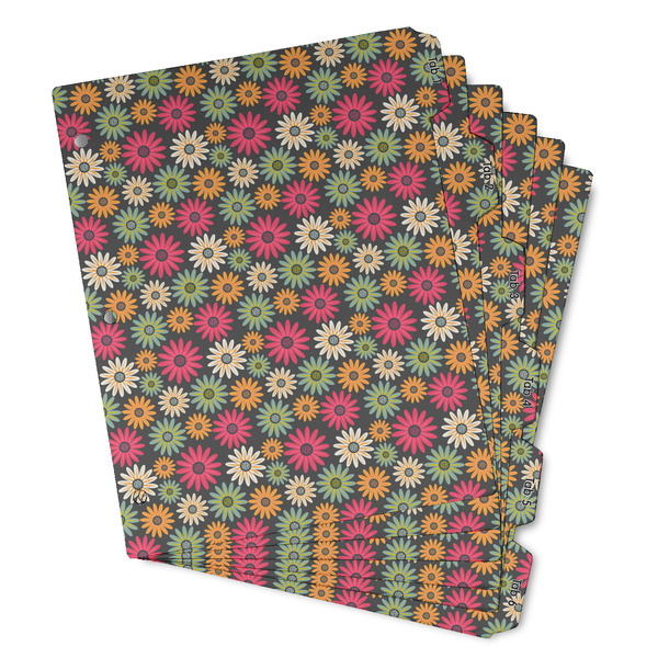 Custom Daisies Binder Tab Divider - Set of 6 (Personalized)