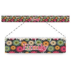 Daisies Plastic Ruler - 12" (Personalized)