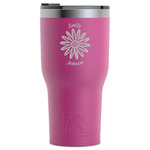 Daisies RTIC Tumbler - Magenta - Laser Engraved - Single-Sided (Personalized)